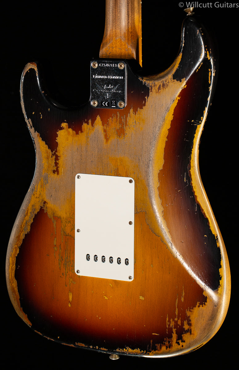 Fender Custom Shop LTD &#39;62 Stratocaster Super Heavy Relic Faded Aged 3-Tone Sunburst