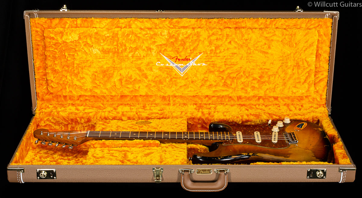 Fender Custom Shop LTD &#39;62 Stratocaster Super Heavy Relic Faded Aged 3-Tone Sunburst