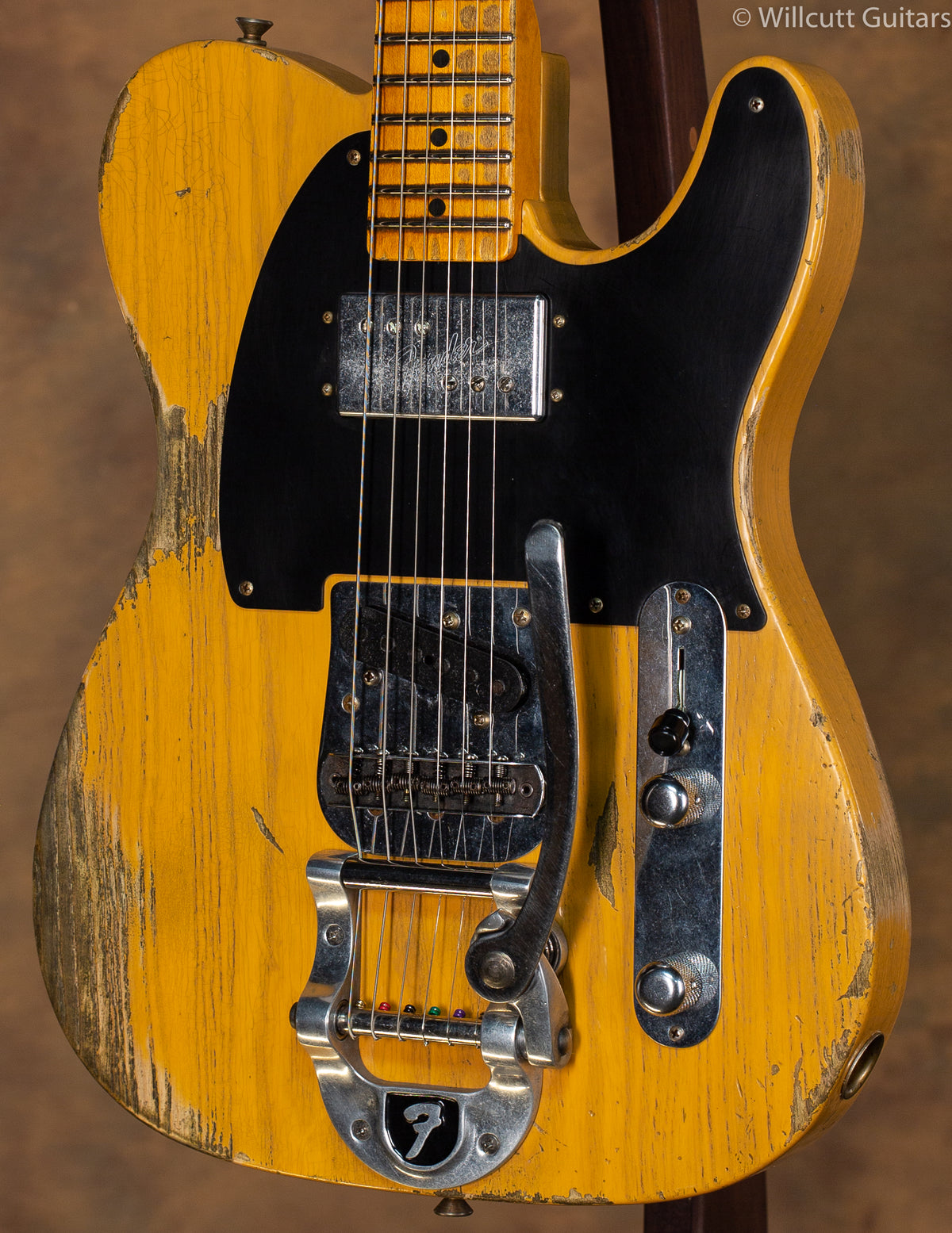 Fender Custom Shop LTD Cunife Blackguard Telecaster Heavy Relic Maple USED