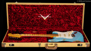 Fender Custom Shop LTD' 59 Stratocaster Heavy Relic Aged Daphne Blue
