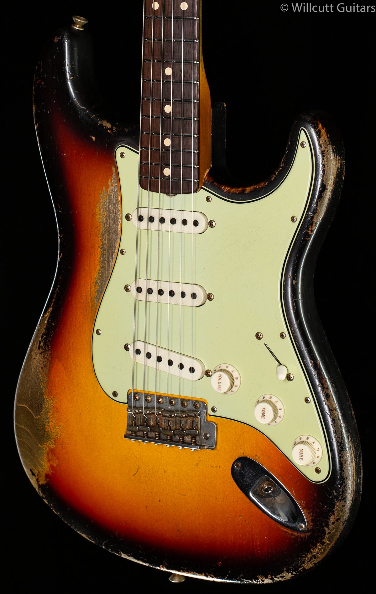 Fender Custom Shop &quot;The 63&quot; 1963 Stratocaster Dale Wilson Masterbuilt Relic 3-Color Sunburst 60C