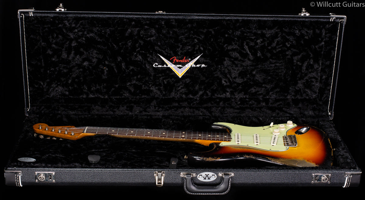 Fender Custom Shop &quot;The 63&quot; 1963 Stratocaster Dale Wilson Masterbuilt Relic 3-Color Sunburst 60C