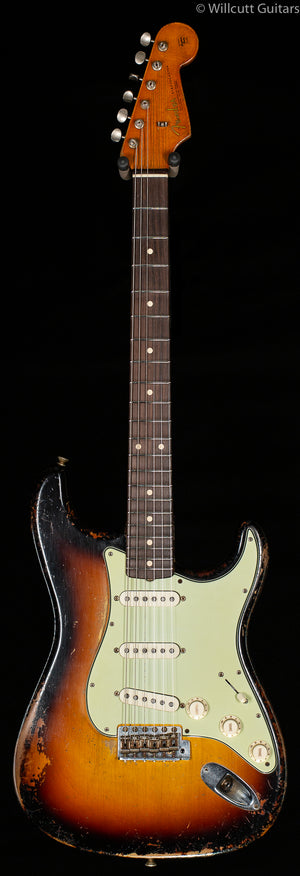 Fender Custom Shop "The 63" 1963 Stratocaster Dale Wilson Masterbuilt Relic 3-Color Sunburst 60C
