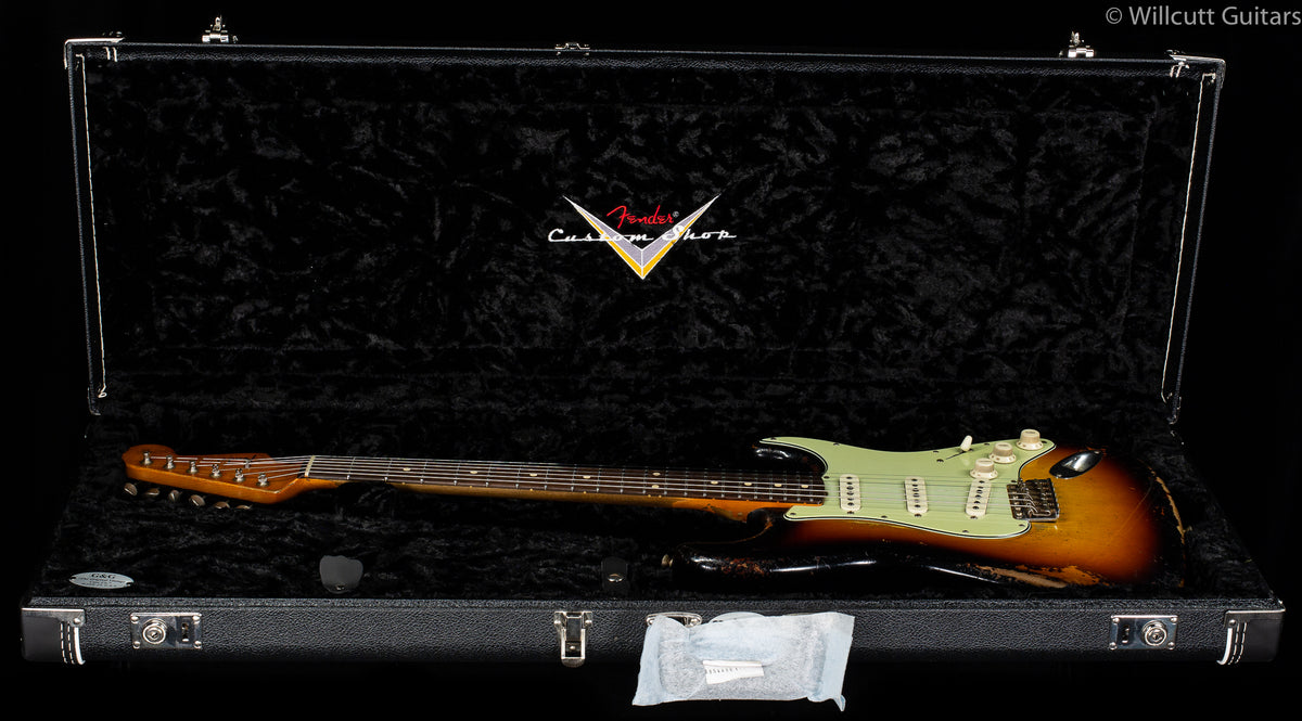 Fender Custom Shop &quot;The 63&quot; 1963 Stratocaster Dale Wilson Masterbuilt Relic 3-Color Sunburst 60C