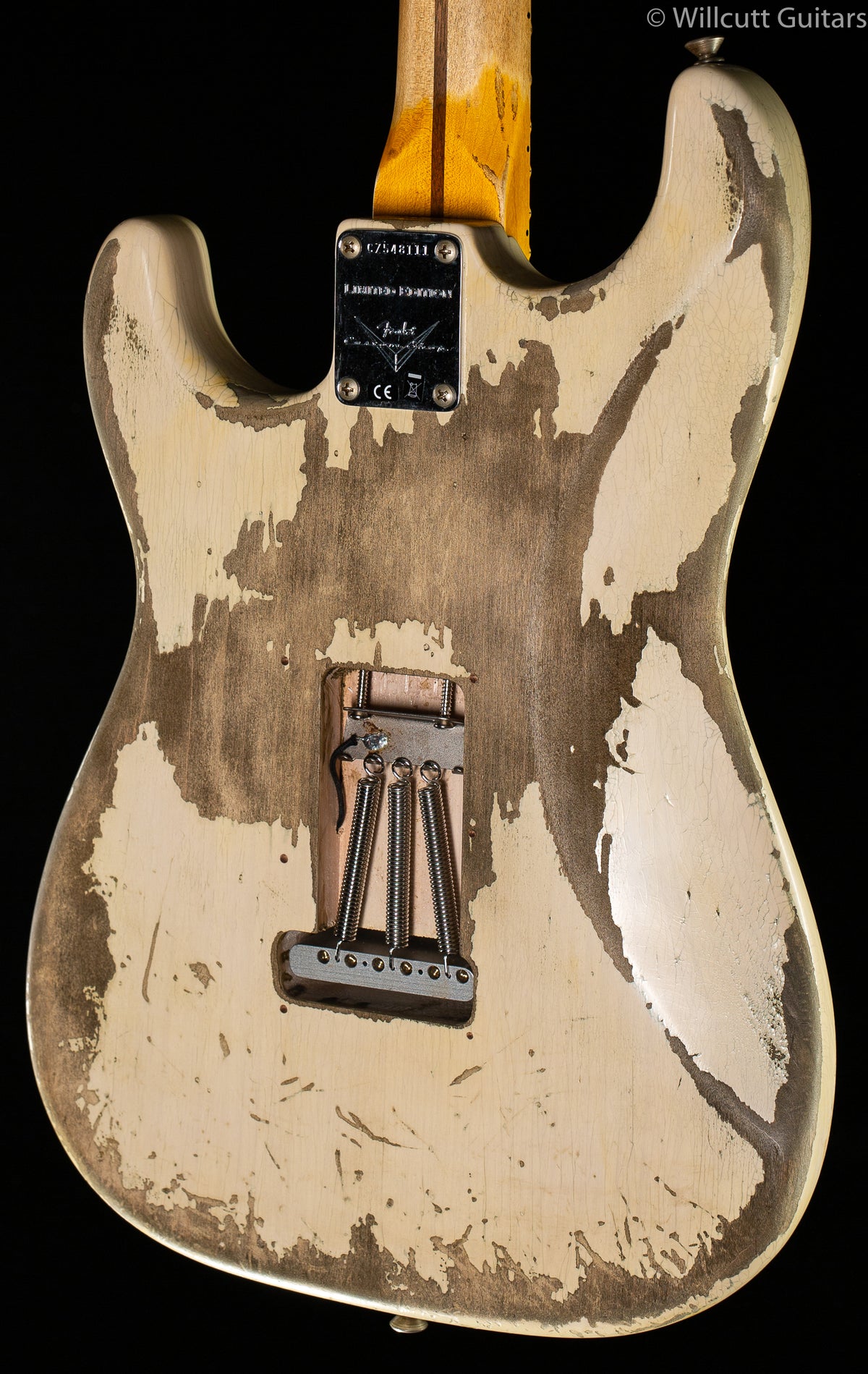 Fender Custom Shop LTD Poblano Stratocaster Super Heavy Relic Aged White Blonde