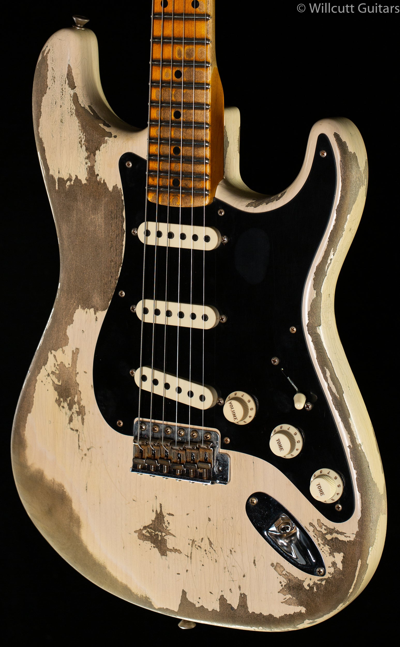 Fender Custom Shop LTD Poblano Stratocaster Super Heavy Relic Aged Whi ...