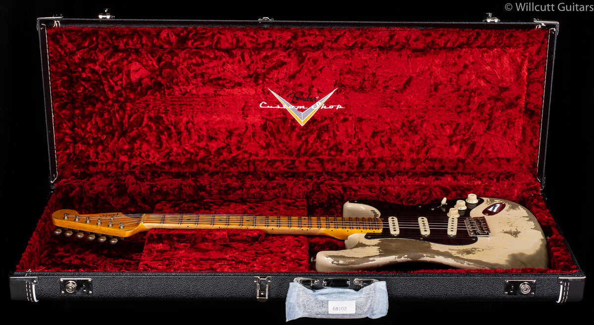 Fender Custom Shop LTD Poblano Stratocaster Super Heavy Relic Aged White Blonde