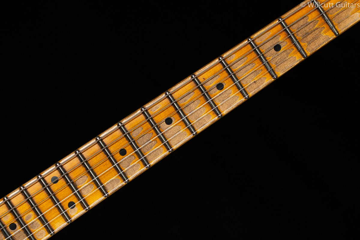 Fender Custom Shop LTD Poblano Stratocaster Super Heavy Relic Aged White Blonde