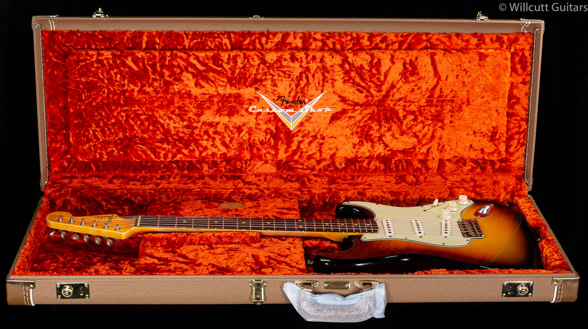 Fender Custom Shop LTD &#39;62/&#39;63 Stratocaster Journeyman Relic Faded Aged 3-Color Sunburst Rosewood Fingerboard