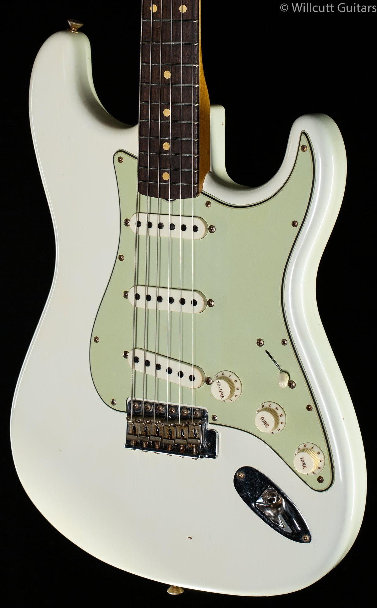 Fender Custom Shop LTD &#39;62/&#39;63 Stratocaster Journeyman Relic Aged Olympic White