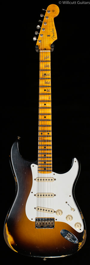 Fender Custom Shop Troposphere Strat Hard-Tail Heavy Relic Super Faded Aged 2-Color Sunburst