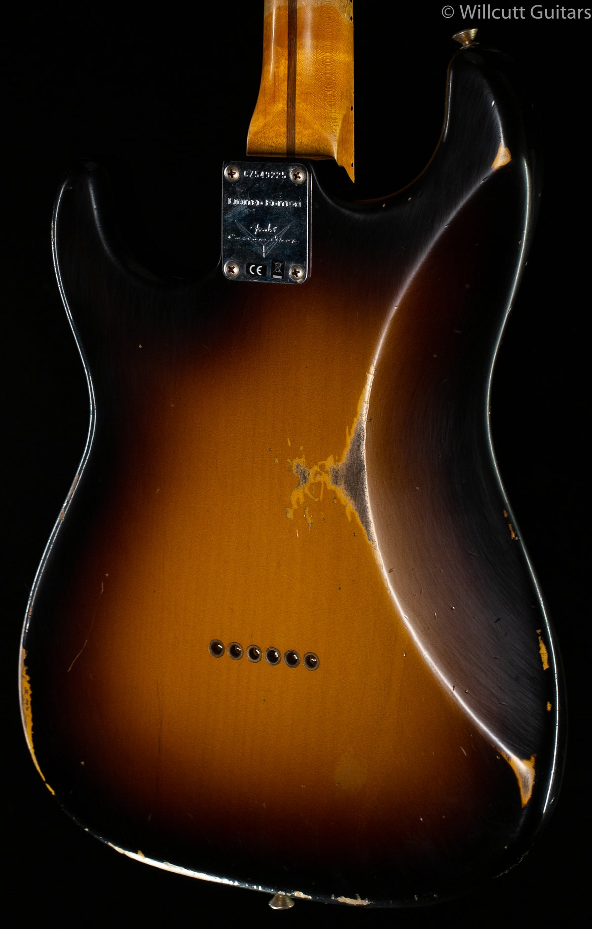 Fender Custom Shop Troposphere Strat Hard-Tail Heavy Relic Super Faded Aged 2-Color Sunburst