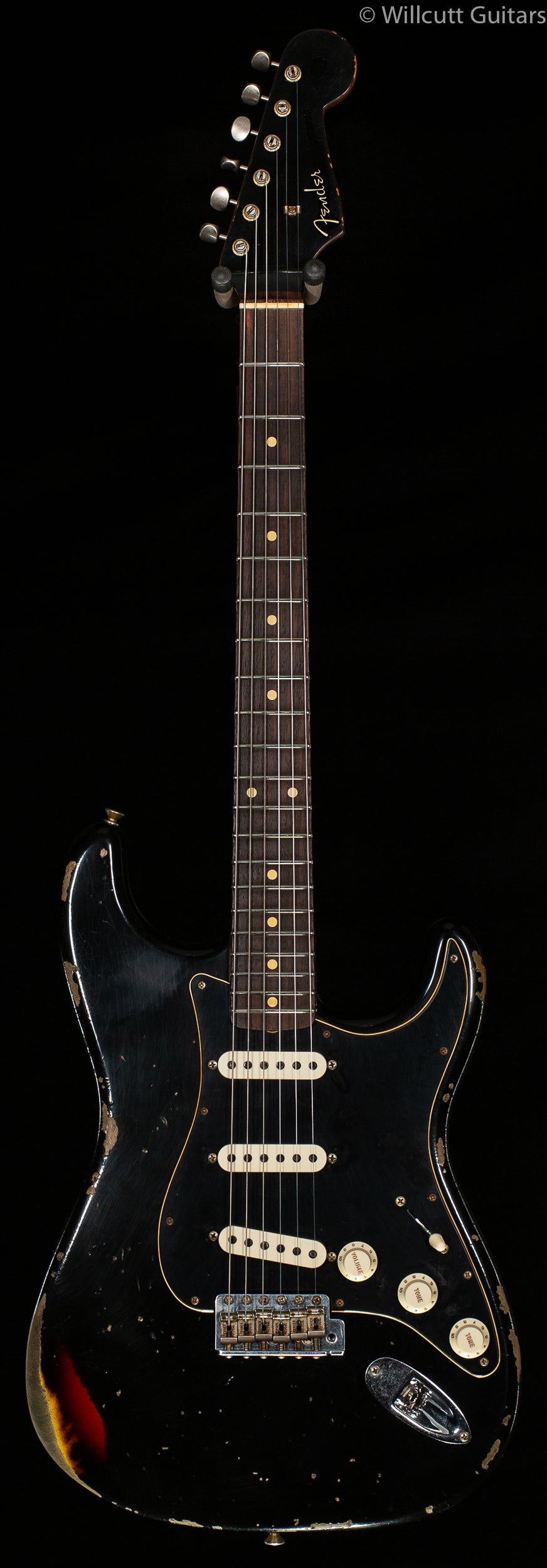 Fender Custom Shop Limited Edition Dual-Mag II Stratocaster Relic Black Rosewood