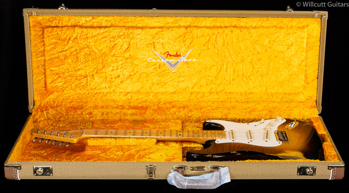 Fender Custom Shop Troposphere Strat Hard-Tail Heavy Relic Super Faded Aged 2-Color Sunburst