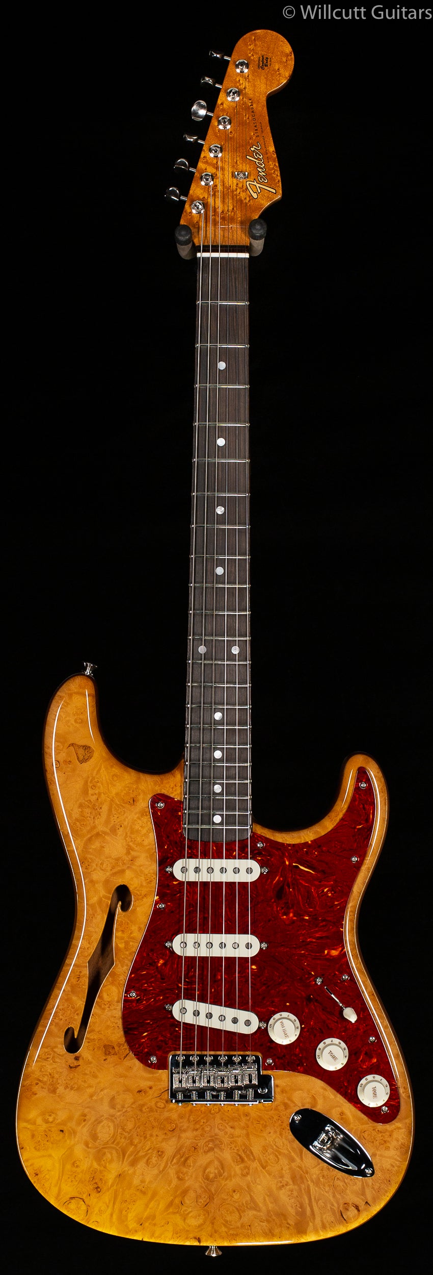 Fender Custom Shop Artisan Maple Burl Strat Antique Natural