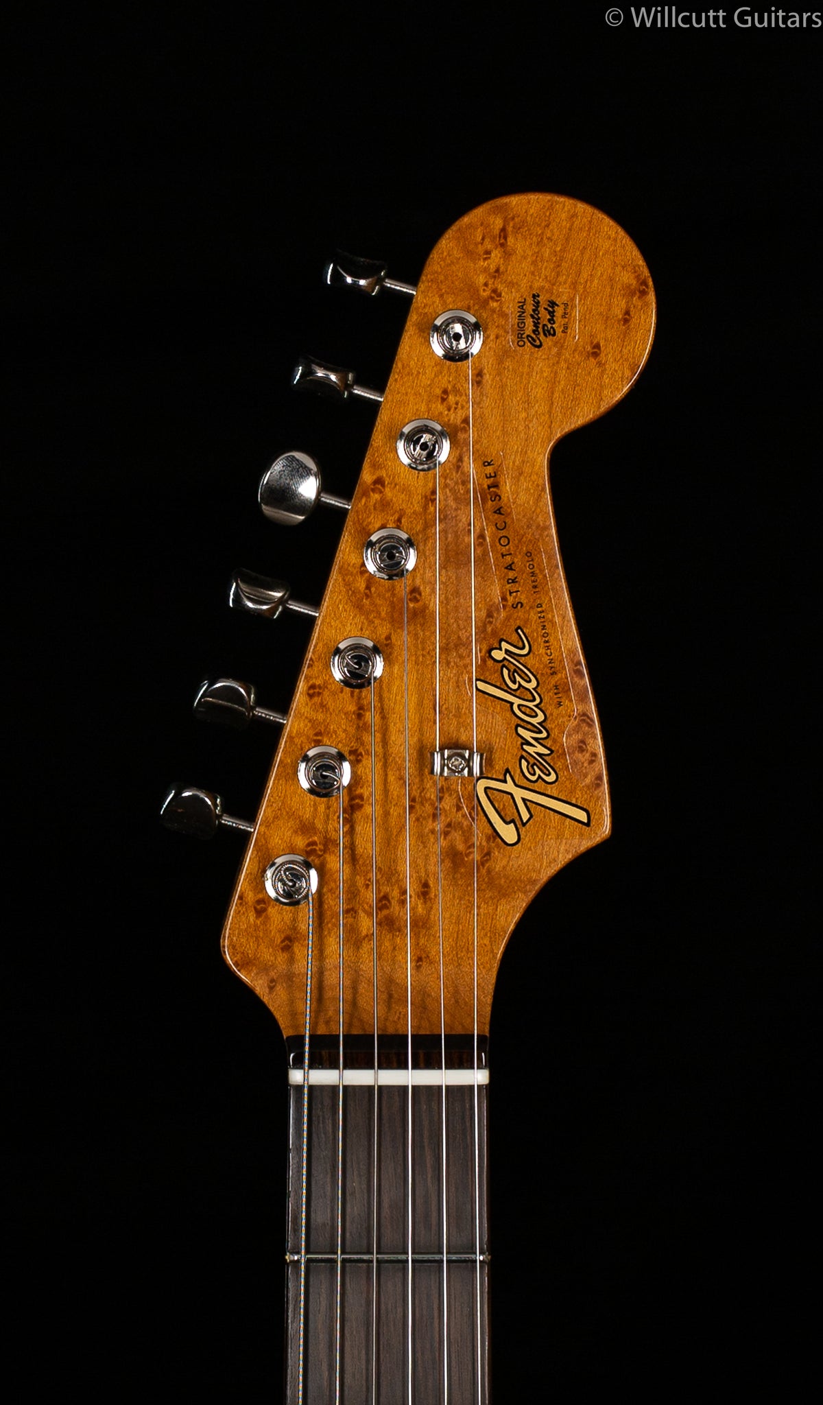 Fender Custom Shop Artisan Maple Burl Strat Antique Natural