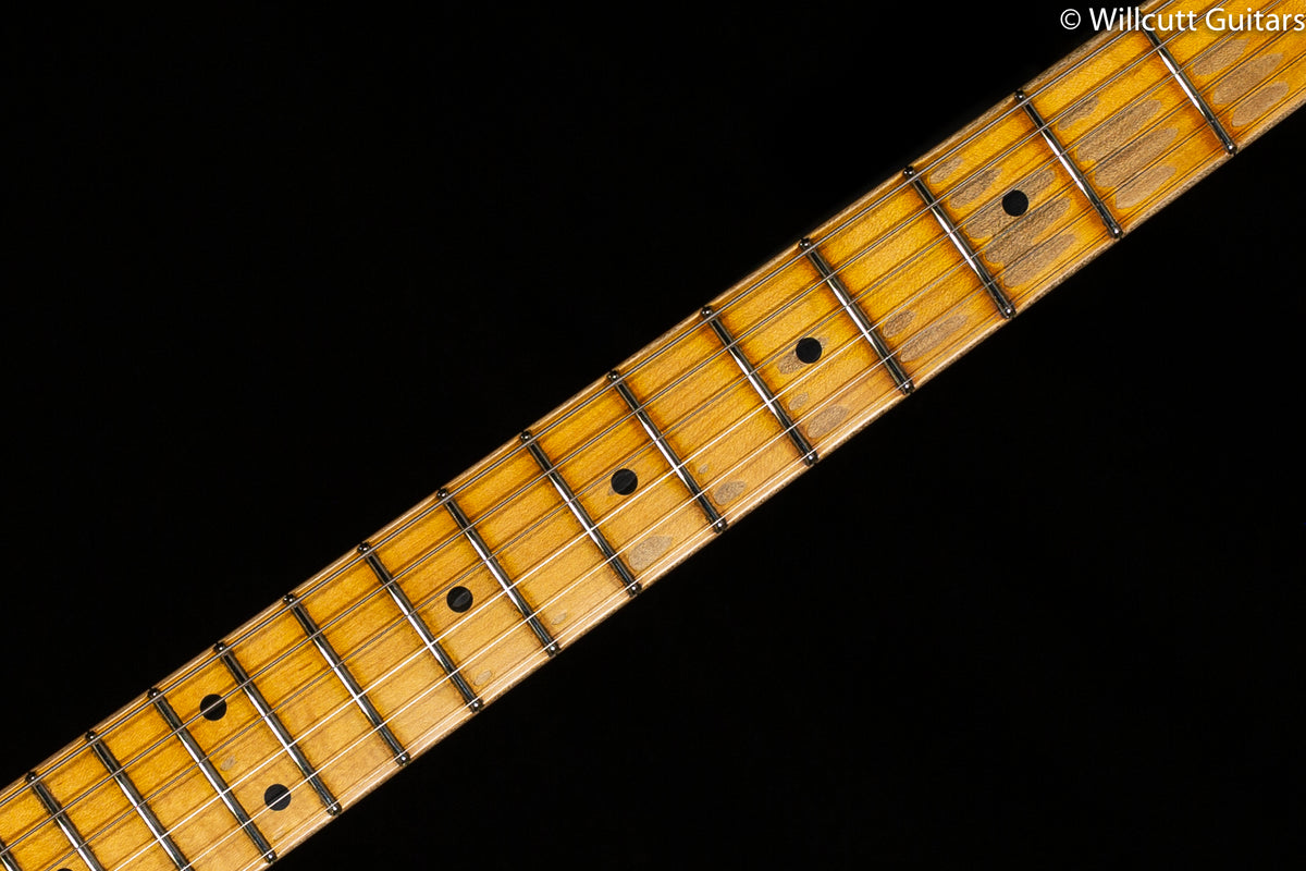 Fender Custom Shop Troposphere Strat Hard-Tail Heavy Relic Super Faded Aged 2-Color Sunburst