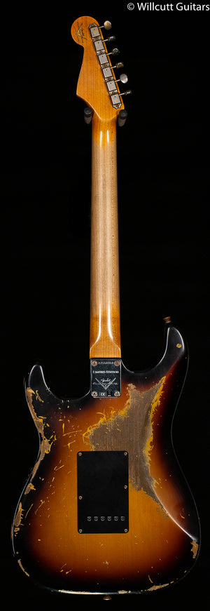 Fender Custom Shop LTD Dual-Mag II Stratocaster Heavy Relic Super Faded Aged 3-Tone Sunburst