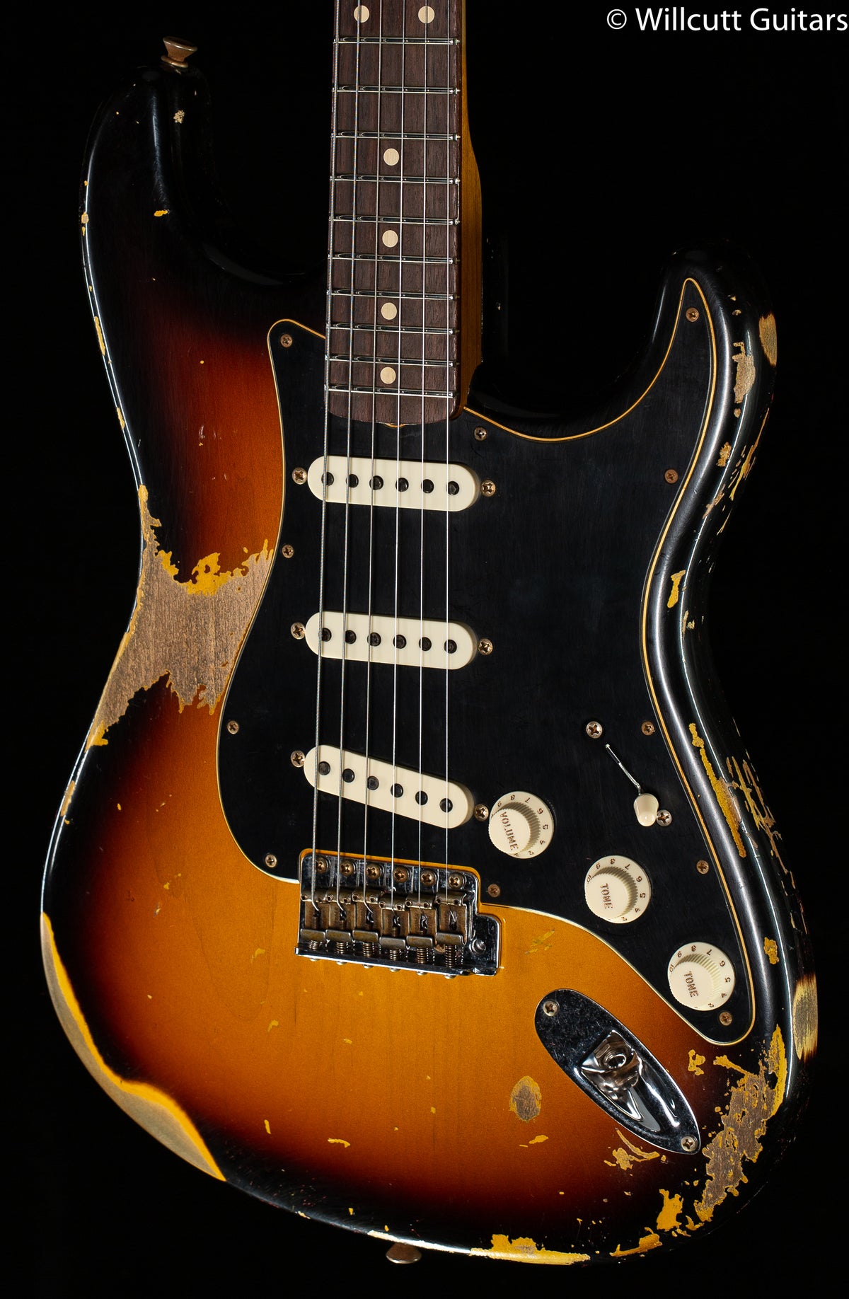 Fender Custom Shop LTD Dual-Mag II Stratocaster Heavy Relic Super Faded Aged 3-Tone Sunburst
