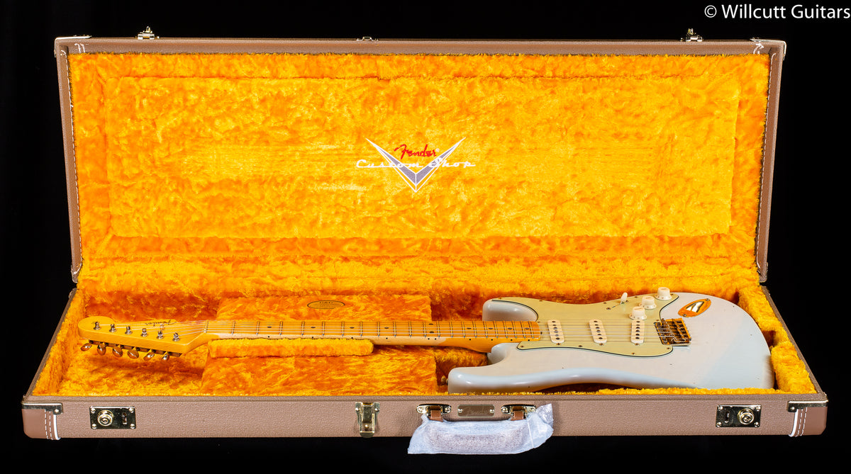 Fender Custom Shop Limited Edition '62 Bone Tone Stratocaster Journeyman Relic Super Faded Aged Sonic Blue