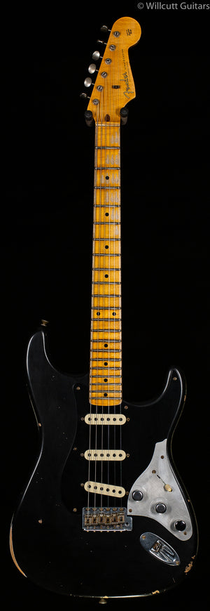 Fender Custom Shop Limited Edition Poblano II Stratocaster Relic Maple Fingerboard Aged Black