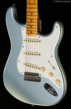 Fender Custom Shop '50s Dual Mag II Strat Journeyman Relic Faded Aged Ice Blue Metallic