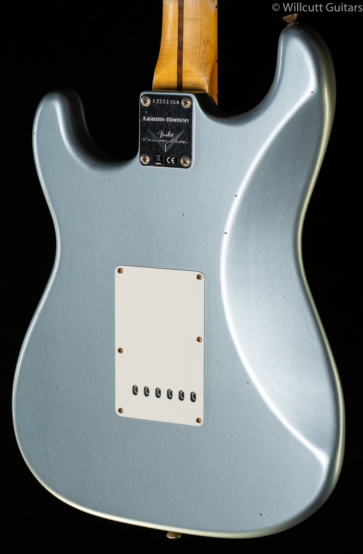 Fender Custom Shop '50s Dual Mag II Strat Journeyman Relic Faded Aged Ice Blue Metallic (360)