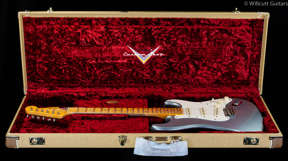 Fender Custom Shop '50s Dual Mag II Strat Journeyman Relic Faded Aged Ice Blue Metallic (360)