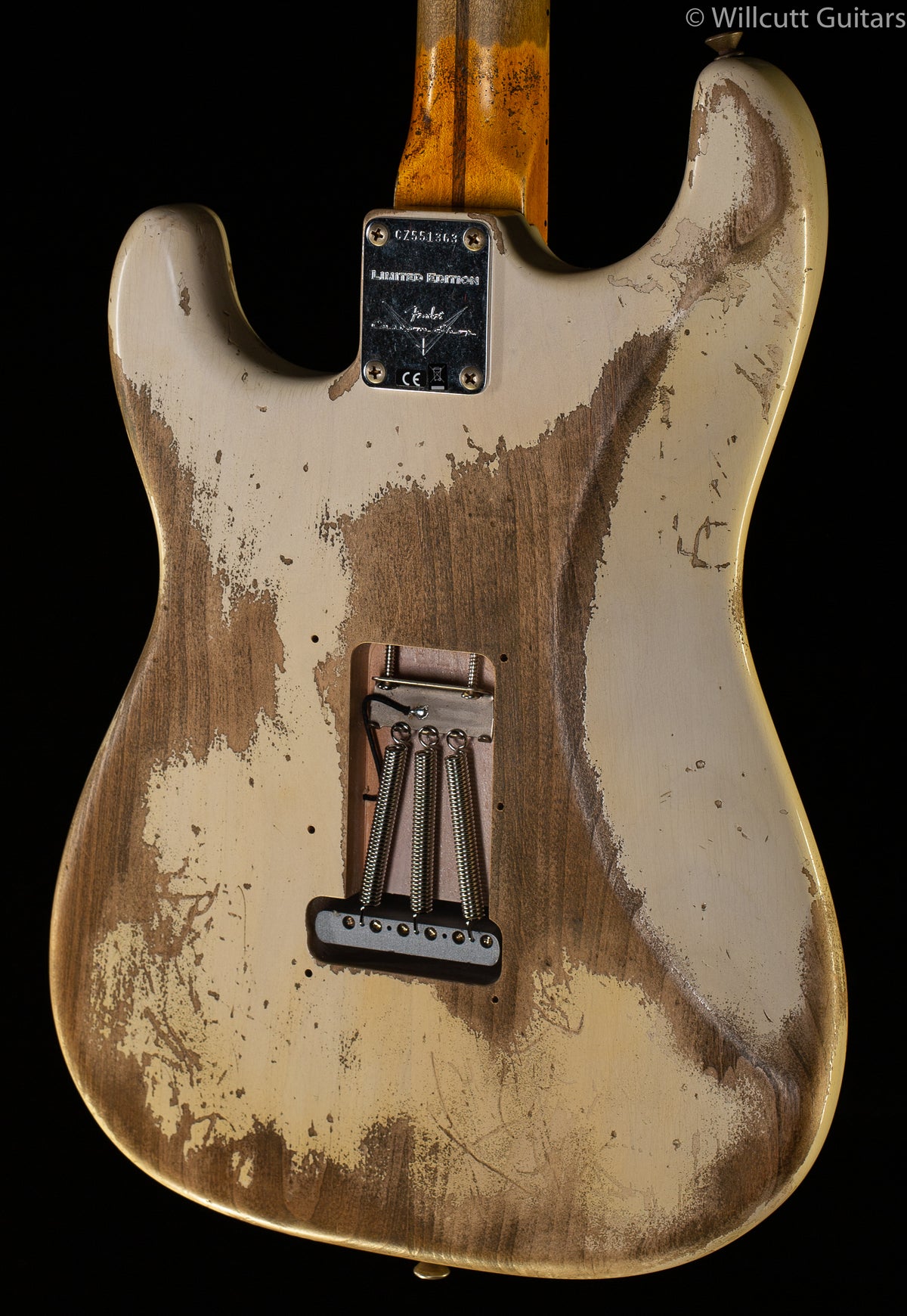 Fender Custom Shop LTD Poblano Stratocaster Super Heavy Relic Aged White Blonde