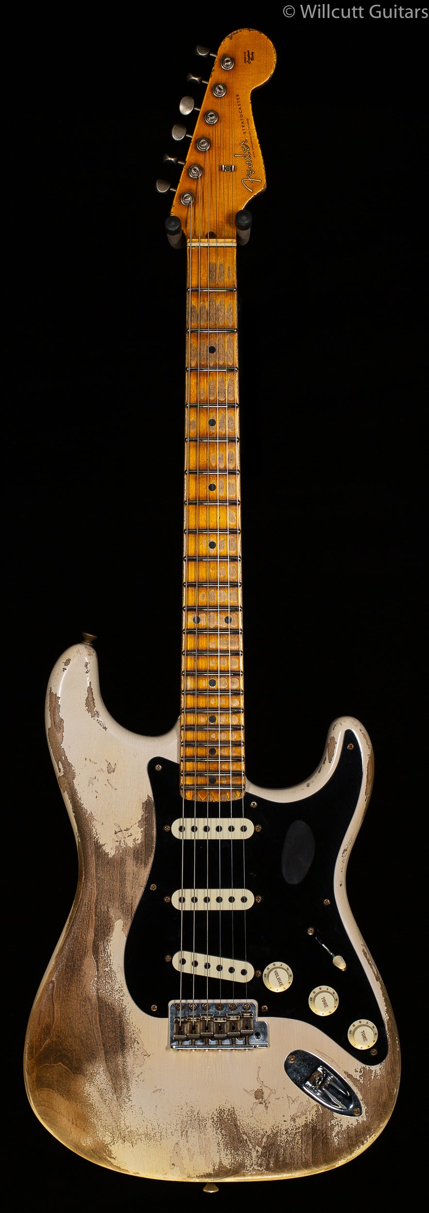 Fender Custom Shop LTD Poblano Stratocaster Super Heavy Relic Aged White Blonde