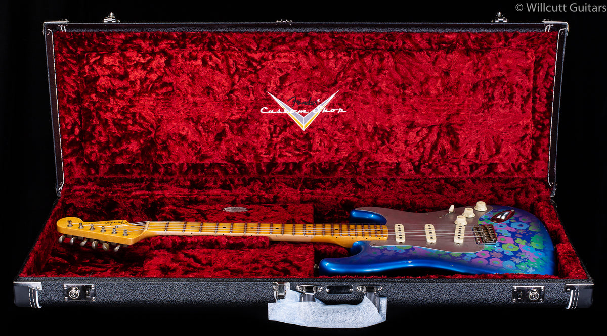 Fender Custom Shop El Diablo Stratocaster Relic Aged Blue Flower
