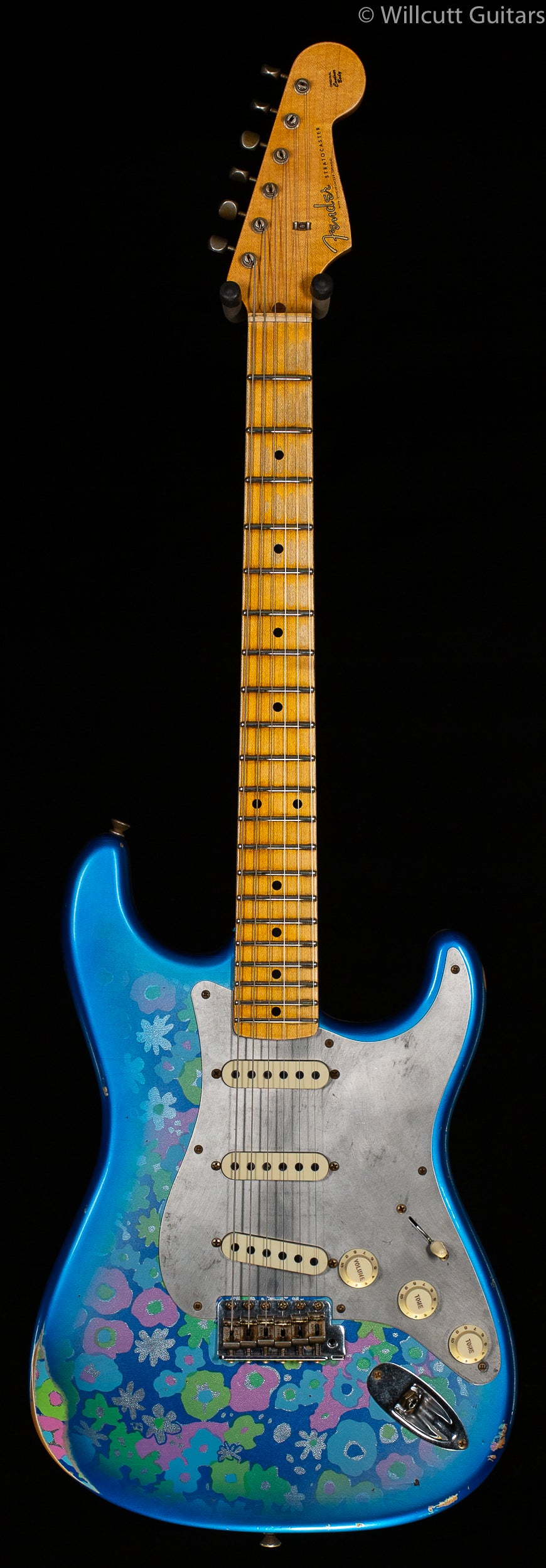 Fender Custom Shop El Diablo Stratocaster Relic Aged Blue Flower