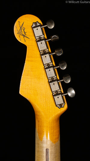 Fender Custom Shop LTD 1956 Stratocaster Heavy Relic Aged Black over 2 Color Sunburst