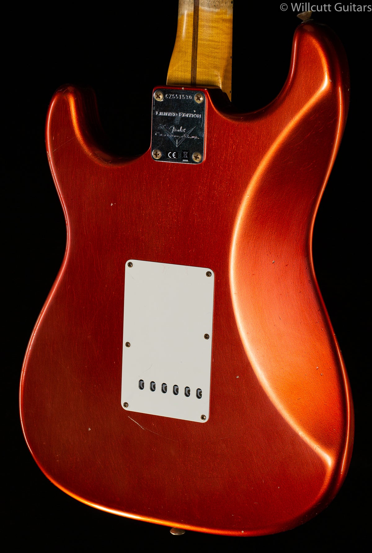 Fender Custom Shop '50s Dual Mag II Stratocaster Journeyman Relic Faded Aged Melon Candy Metallic