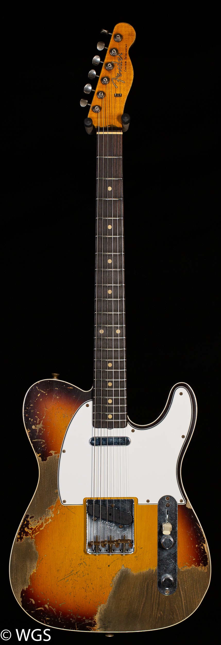 Fender Custom Shop 1959 Telecaster Custom Super Heavy Relic Faded/Aged Chocolate 3-Color Sunburst