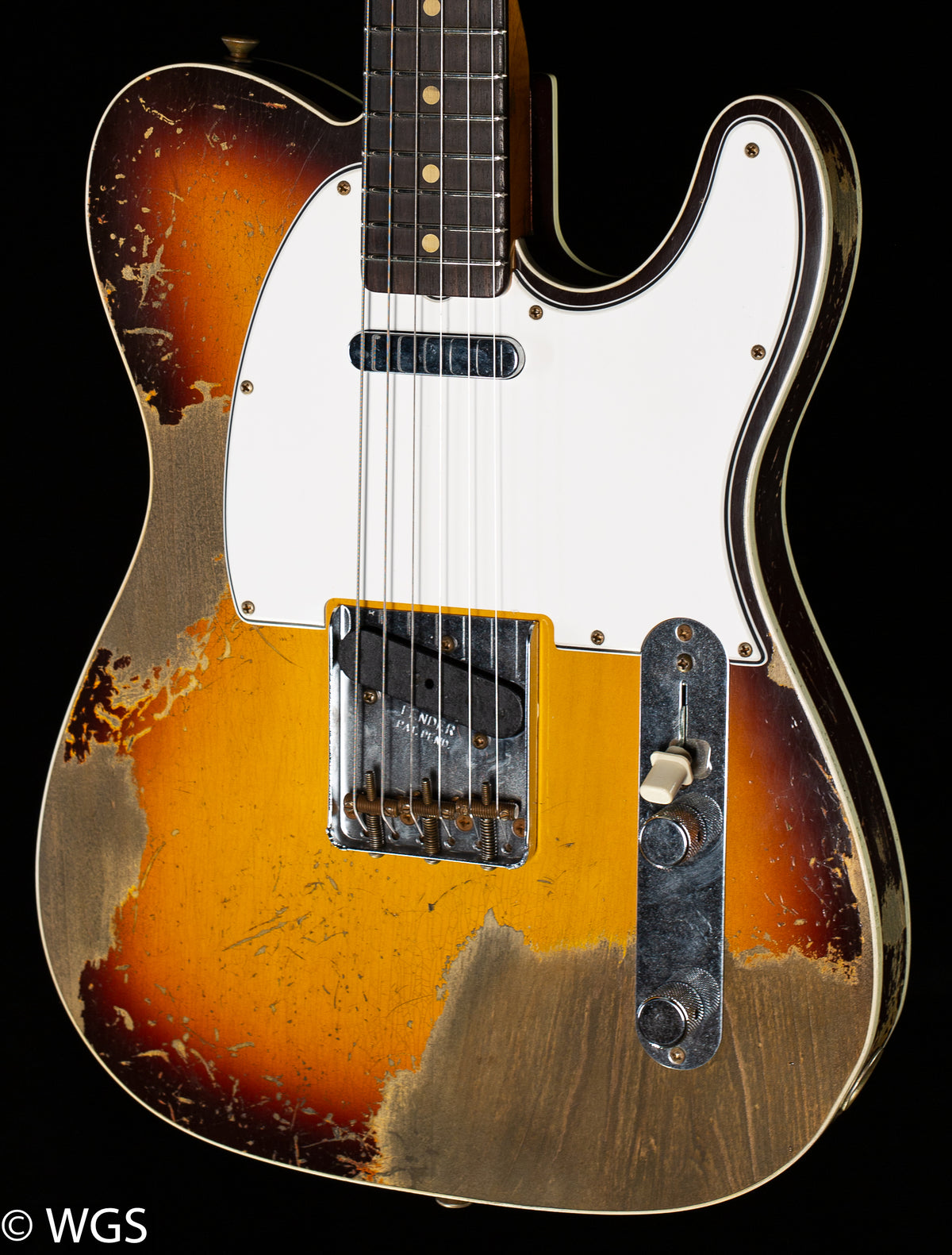 Fender Custom Shop 1959 Telecaster Custom Super Heavy Relic Faded/Aged Chocolate 3-Color Sunburst