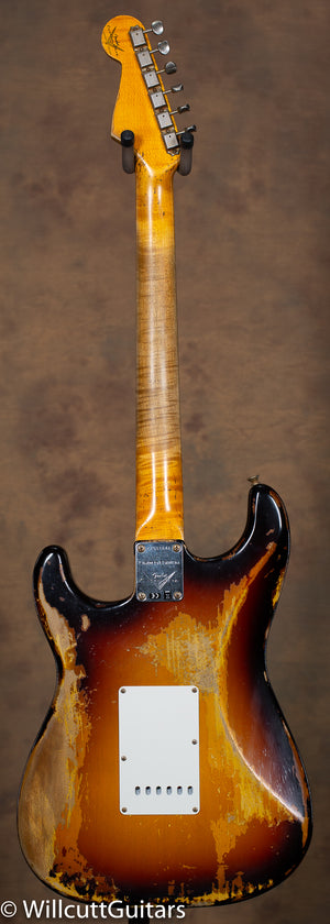 Fender Custom Shop 1960 Dual Mag II Stratocaster Super Heavy Relic Faded Aged 3 Color Sunburst