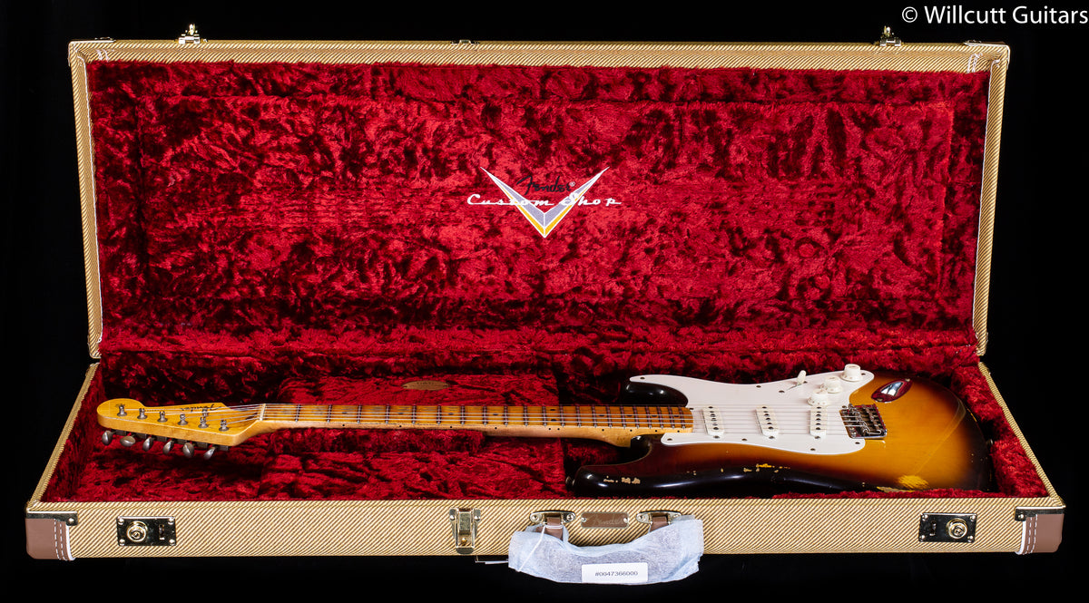 Fender Custom Shop Tomatillo Stratocaster III Relic Faded Aged Chocolate 2-Tone Sunburst