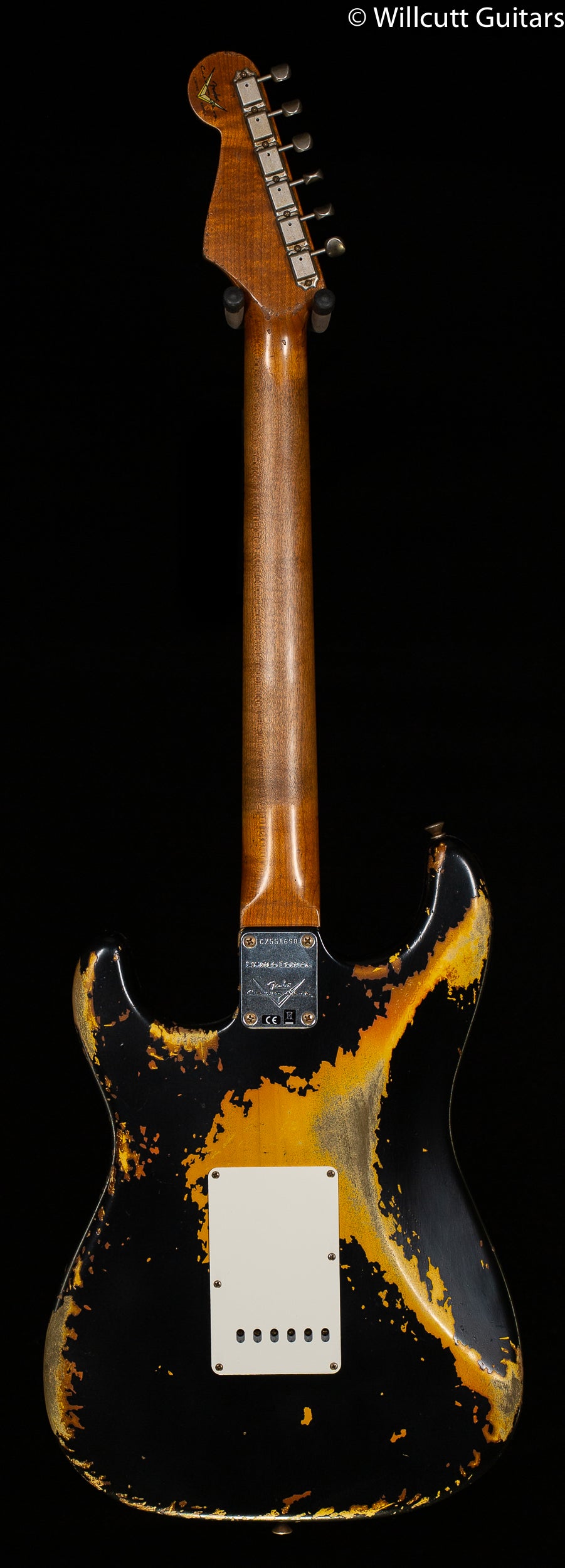 Fender Custom Shop LTD 60/63 Stratocaster Super Faded Aged Black over 3-Tone Sunburst