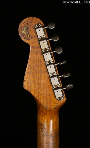 Fender Custom Shop LTD 60/63 Stratocaster Super Faded Aged Black over 3-Tone Sunburst