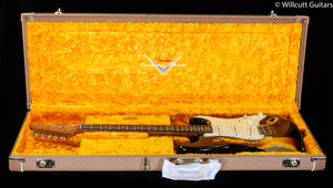 Fender Custom Shop LTD 60/63 Stratocaster Super Faded Aged Black over 3-Tone Sunburst