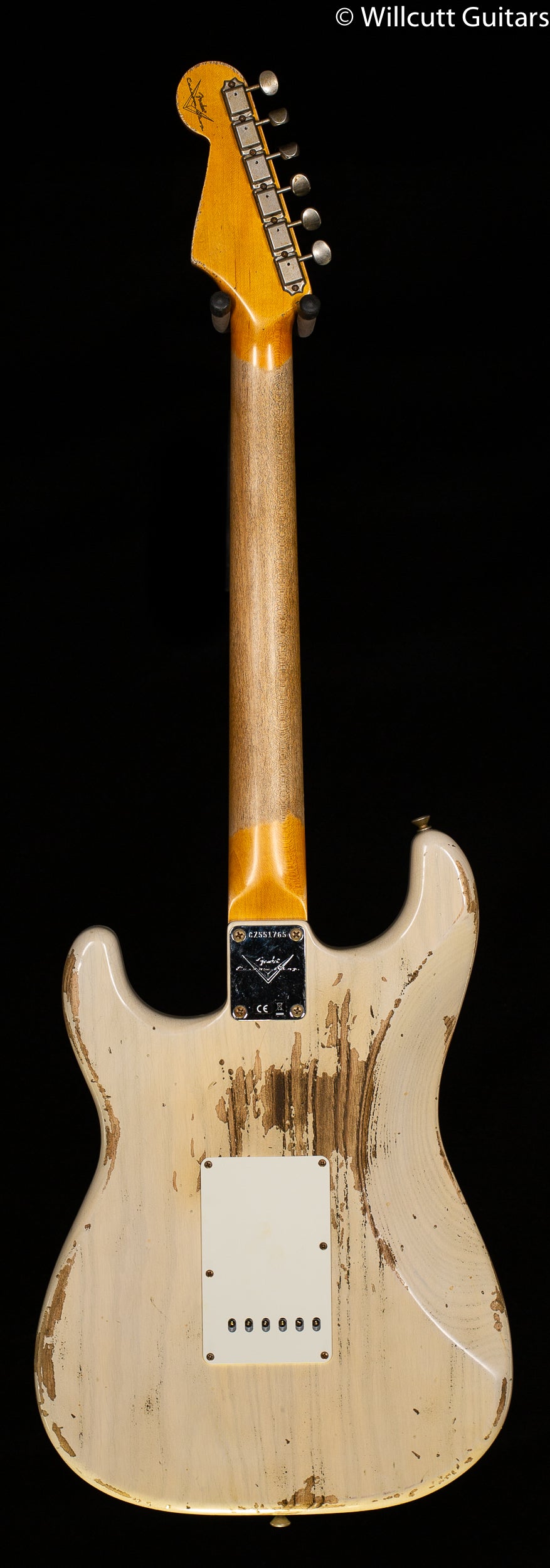 Fender Custom Shop 1959 Stratocaster Heavy Relic Rosewood Fingerboard Aged White Blonde (765)