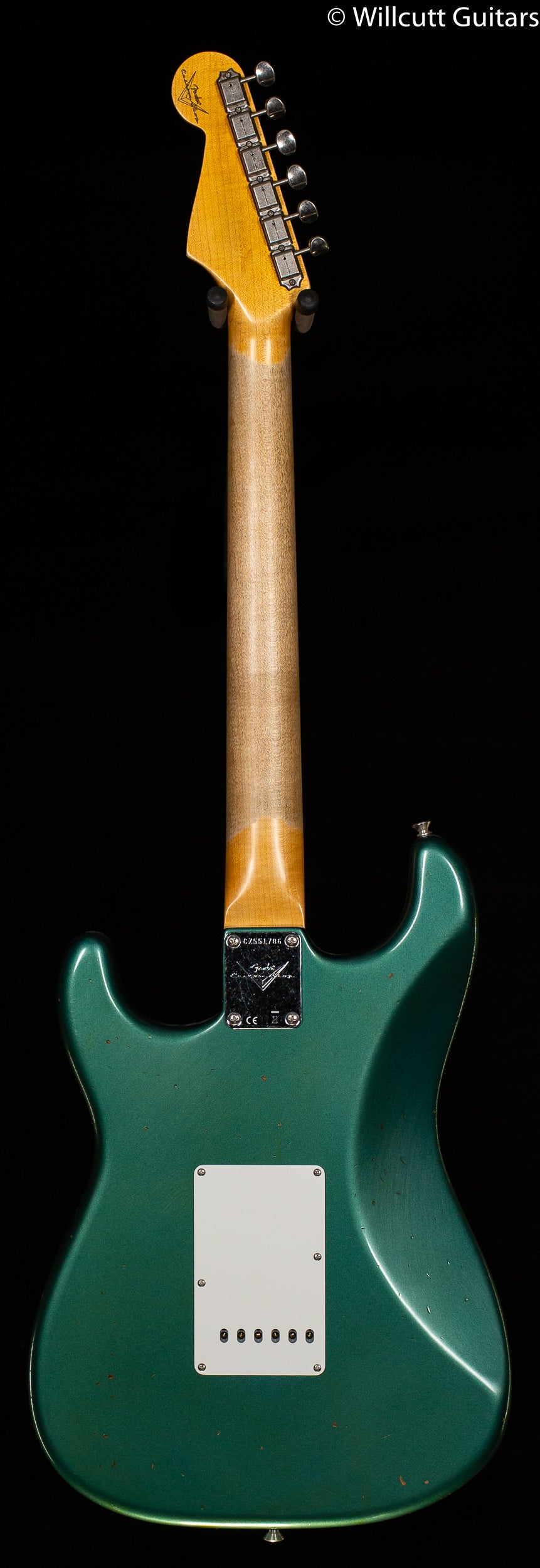Fender Custom Shop 1963 Stratocaster Journeyman Relic Closet Classic Hardware Faded Aged Sherwood Green Metallic