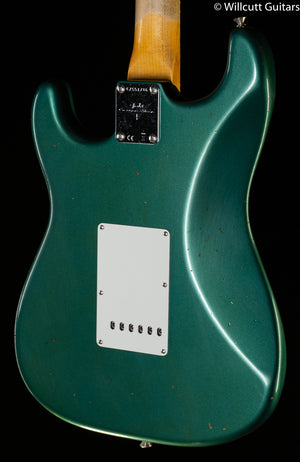 Fender Custom Shop 1963 Stratocaster Journeyman Relic Closet Classic Hardware Faded Aged Sherwood Green Metallic