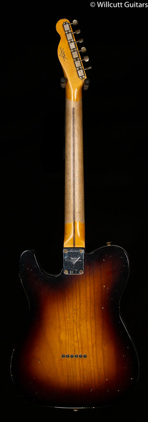 Fender Custom Shop 1955 Telecaster Journeyman Relic Maple Fingerboard Wide Fade 2-Color Sunburst