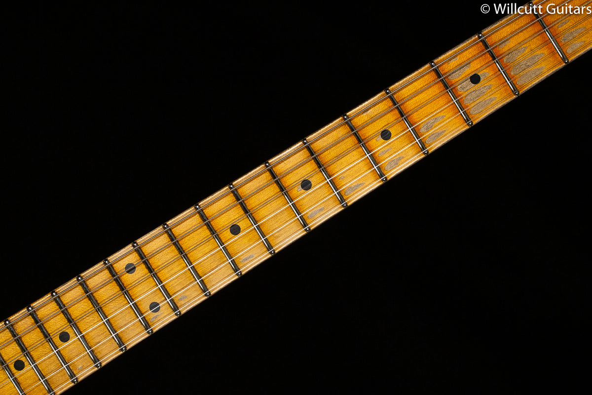 Fender Custom Shop 1955 Telecaster Journeyman Relic Maple Fingerboard Wide Fade 2-Color Sunburst