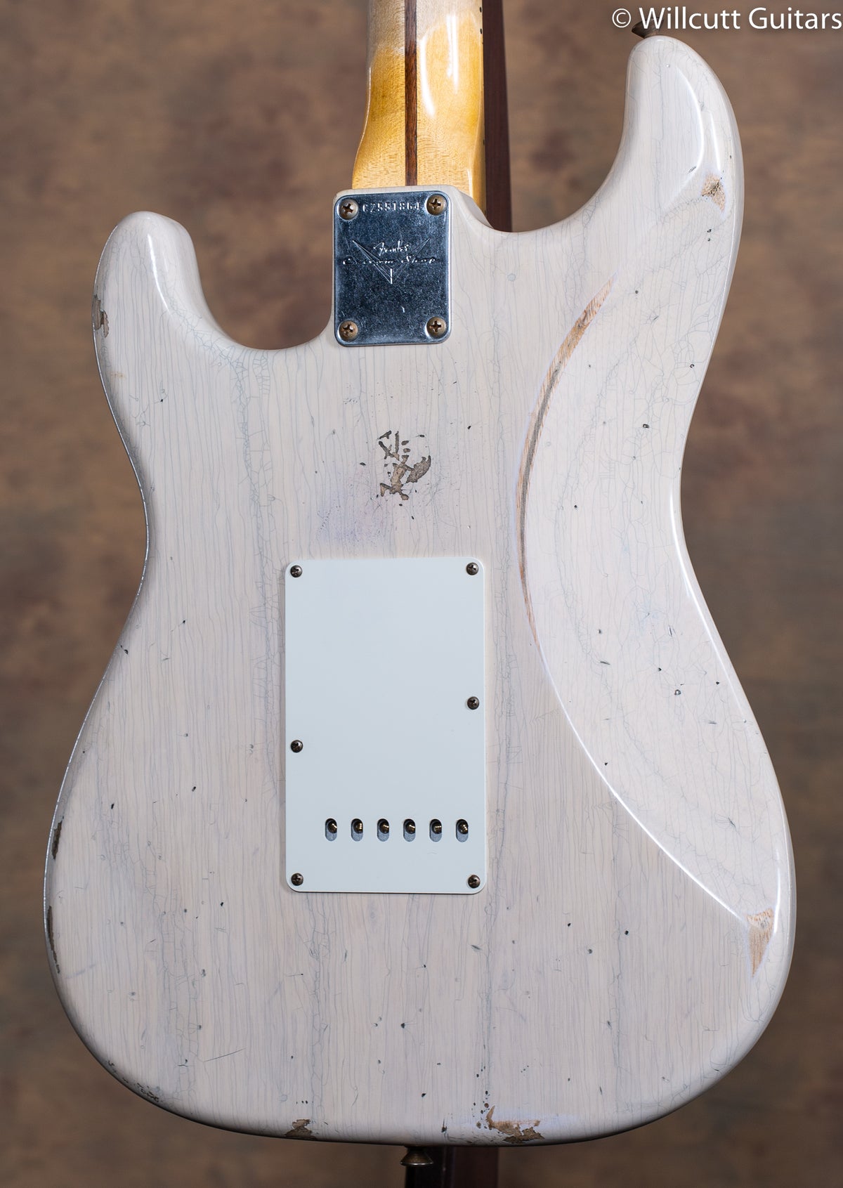 2021 Fender Custom Shop 1957 Stratocaster Relic Aged White Blonde