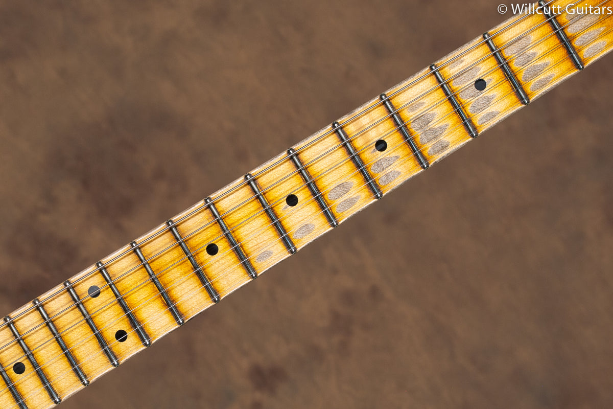 2021 Fender Custom Shop 1957 Stratocaster Relic Aged White Blonde