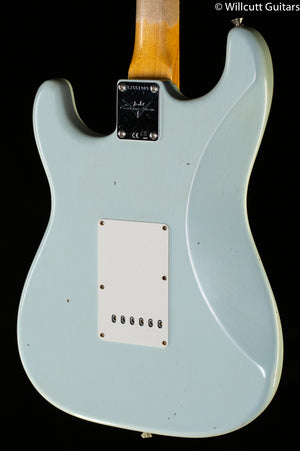 Fender Custom Shop 1963 Stratocaster Journeyman Relic with Closet Classic Hardware Rosewood Fingerboard Super Faded Aged Sonic Blue