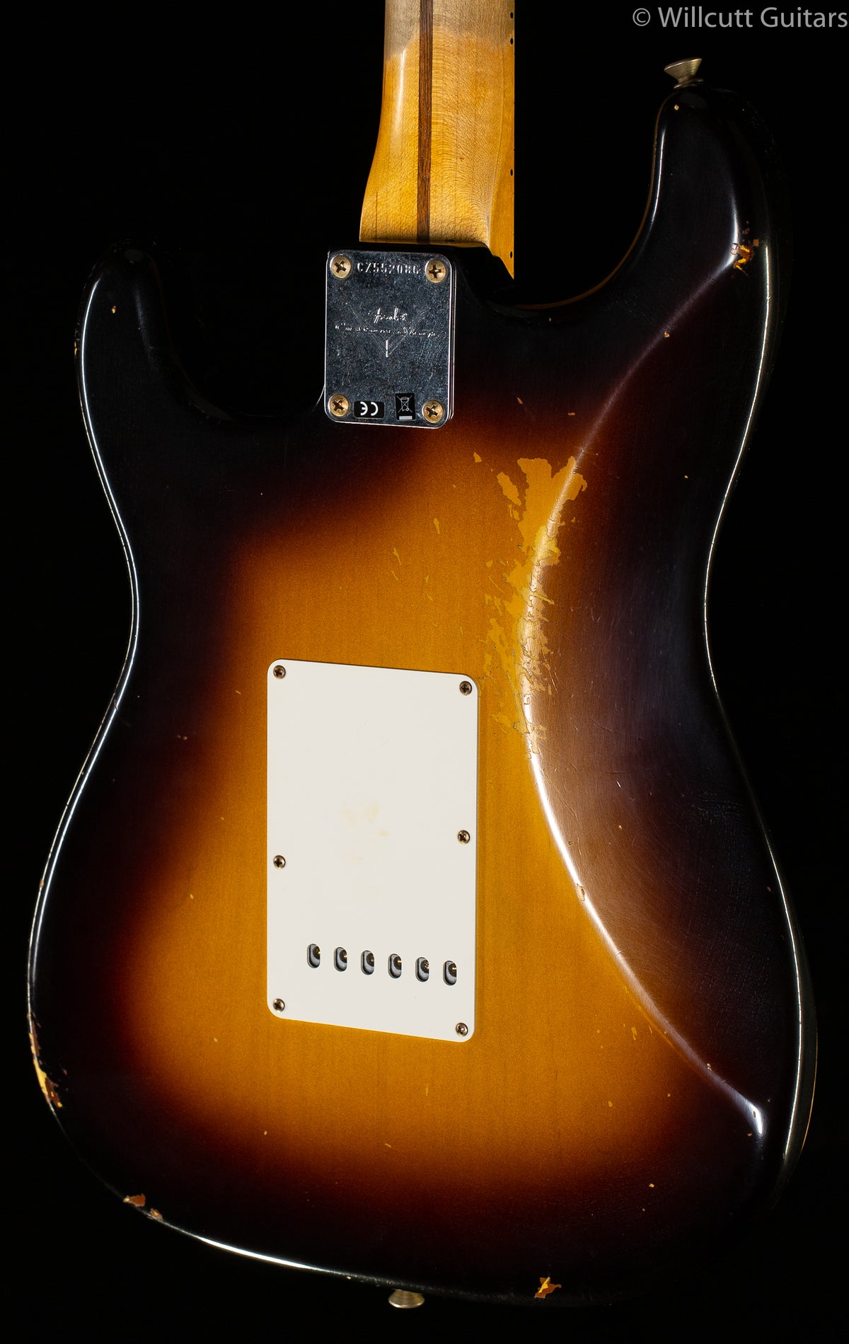 Fender Custom Shop '57 Stratocaster Relic Wide-Fade 2-Color Sunburst Maple Fingerboard